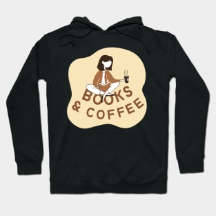 Books and Coffee Hoodie